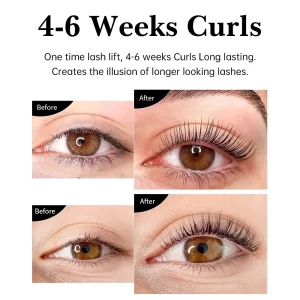 Gollee Lash and Brow Curling Kit Natural Eyelash Lifting Perm Treatment Makeup Set 4-6 Weeks For Lash Curler Perm Long Lasting - Image 4