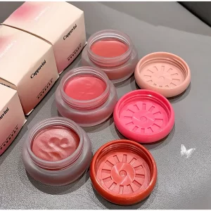New Small Round Jar Lip Mud Matte Moisturize Not Easy To Stick Cup Lasting Waterproof For Students Are Cheap Lip Cosmetics - Image 3