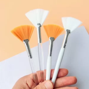 10/20/50pcs Fan Shape Foundation Makeup Brushes Multifunctional Facial Mask Brush Essential Oil Women Beauty Makeup Tools Brush - Image 4