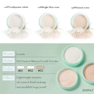 Face Loose Powder Matte Translucent Setting Powder Cosmetics Waterproof Oil-control Velvety Professional Lasting Makeup - Image 4