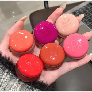 New Small Round Jar Lip Mud Matte Moisturize Not Easy To Stick Cup Lasting Waterproof For Students Are Cheap Lip Cosmetics - Image 2