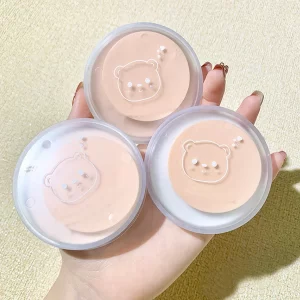 Pressed Powder White Brighten Transparent Oil Control Concealer Lasting Natural Face Makeup Setting Powder Waterproof Cosmetic - Image 2