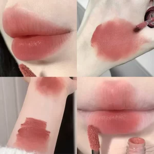 Velvet Matte Lipstick Moisturizing Waterproof Lasting Nude Apricot Lip Tint Non-stick Cup Lip Gloss Lipstick Cosmetics Make Up - Image 3